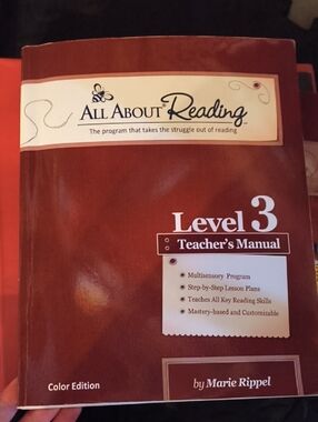 All About Reading Level 3 Teacher's Manual - Burgundy